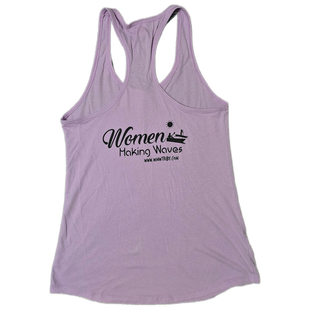 Women Making Waves Graphic Tank Top Racerback Paddle Boarding Size‎ L (Q) - Picture 2 of 5